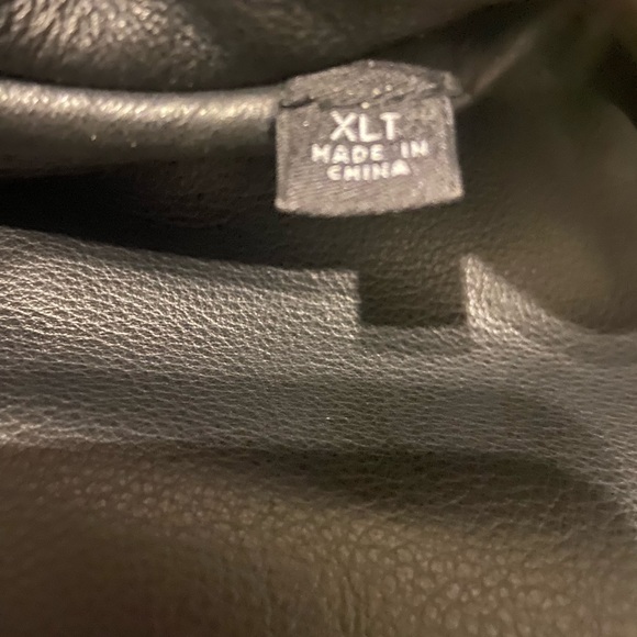 XLT Men’s Roundtree & Yorke Black Leather Jacket - Picture 5 of 5